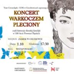 koncert warkoczem pleciony, zamek Chudów, godzina 17:30, w niedzielę 1 października. WSTĘP WOLNY!
